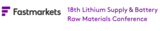 Fastmarkets Lithium Supply and Battery Raw Materials Conference 2026