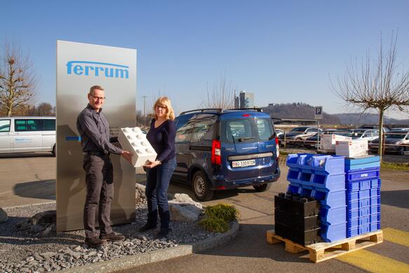 Ferrum spendet dem Kinderheim Brugg Lego Technics Sets