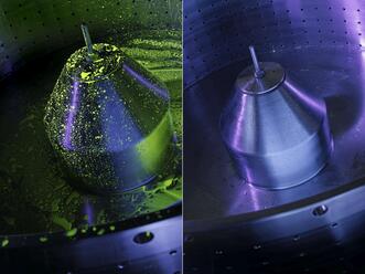 核黄素测试 — CIP 之前和之后